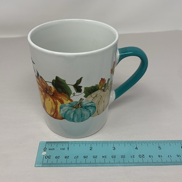 Royal Norfolk Stoneware Pumpkin Dinner Plates, 10.5 in. Thanksgiving themed - Picture 9 of 16